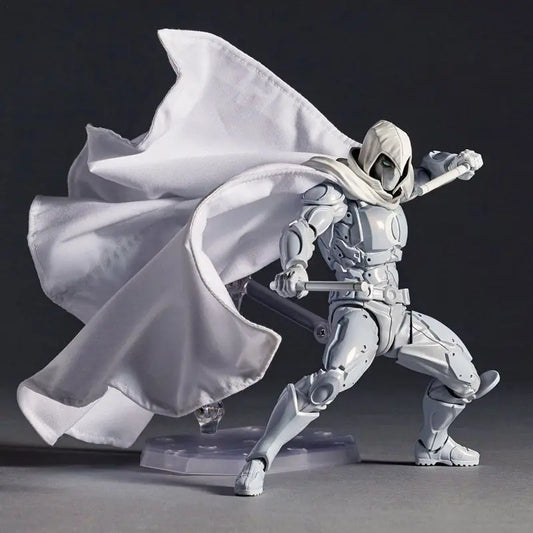 Moon Knight Figure Revoltech Amazing Yamaguchi Marc Spector Action Figurine 16cm Collection Ornament Model Toys Birthday Gifts