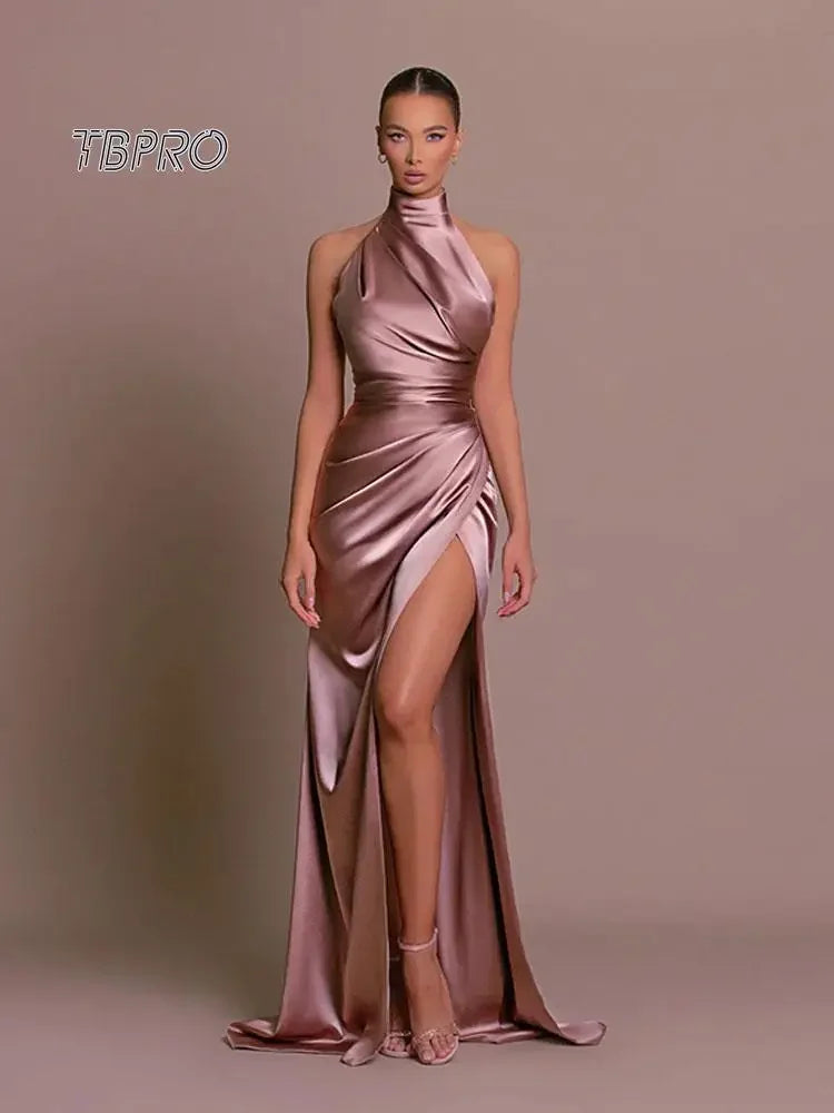 Evening wear Dresses: Ladies Elegant Evening Dress Female Fashion
