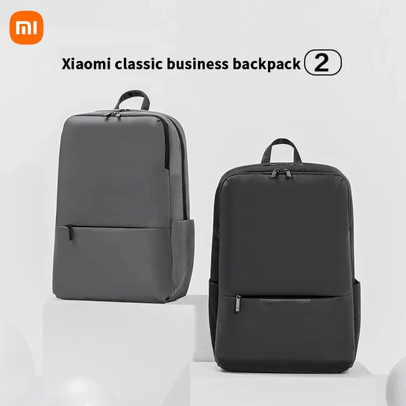 Xiaomi classic business backpack fashion laptop bag for men and women travel large capacity backpack.
