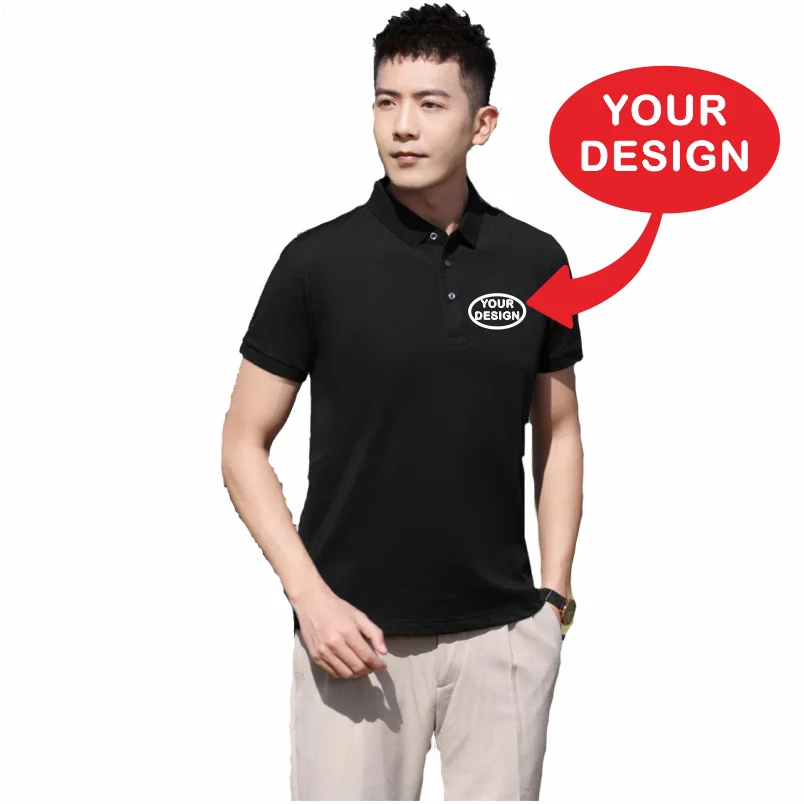 Summer Casual Cheap POLO Shirt Personal Company Logo Customization Embroidery Printing Personalized Design Top