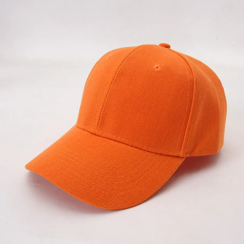 Fashion Retro Solid Color Men and Women Universal Baseball Cap Outdoor Sports Casual Girl Ponytail  Hat Sale