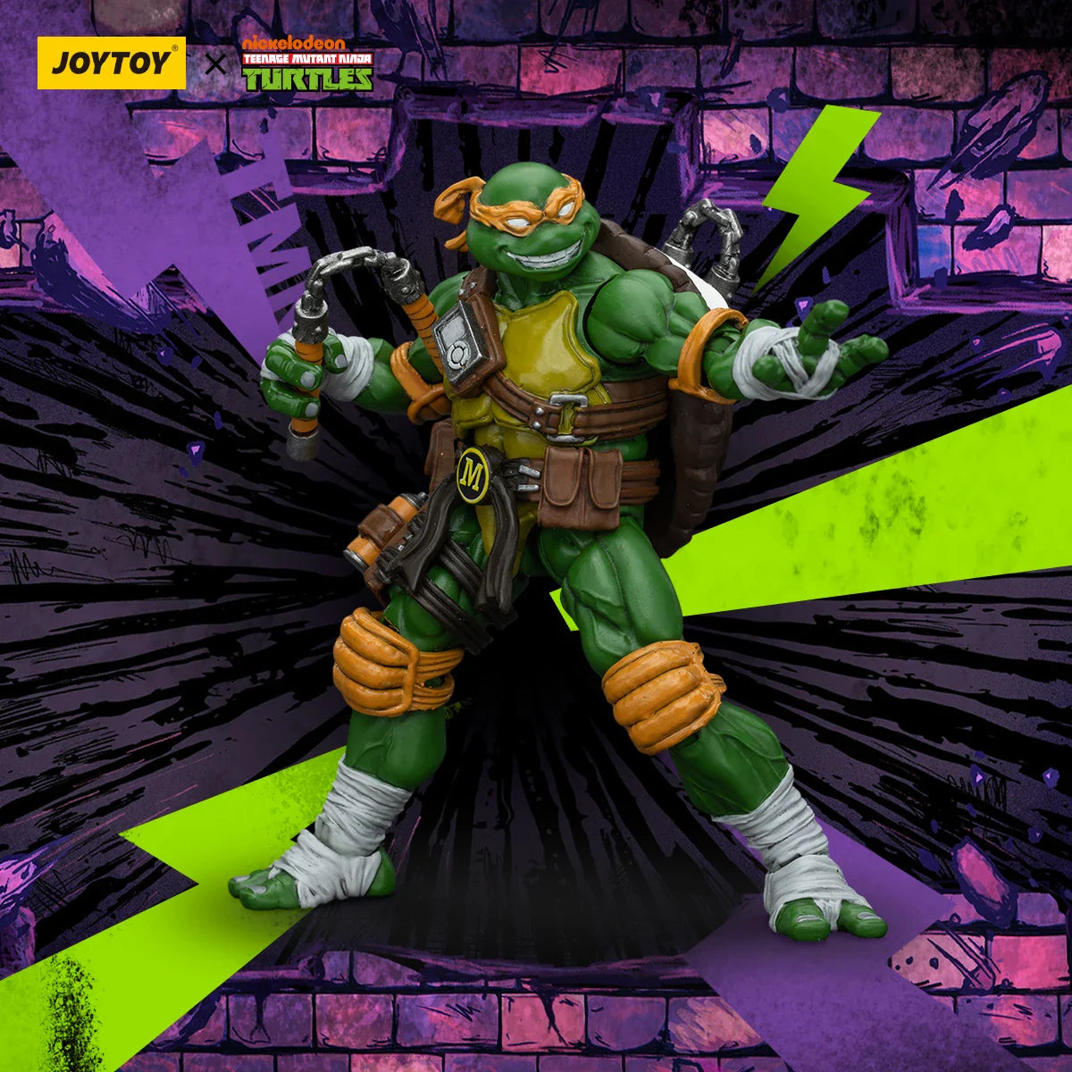 [Available in Asia]JOYTOY 1/18 Action Figure TMNT Ninja Turtles Michelangelo Donatello Leonardo Raphael Anime figures Toys Model
