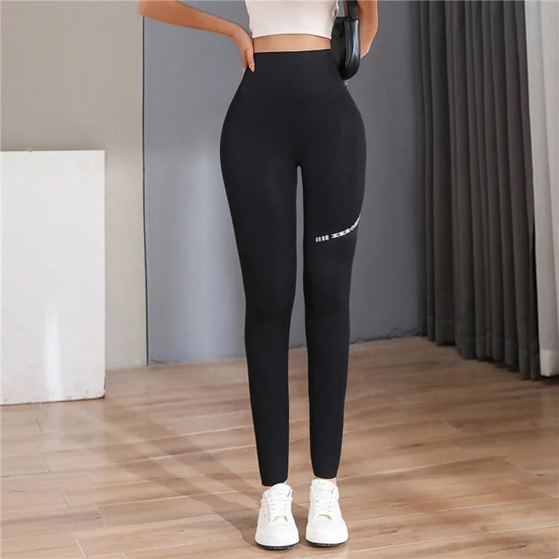 Seamless Leggings With Pocket Women Soft Workout Tights Fitness Outfits Yoga Pants