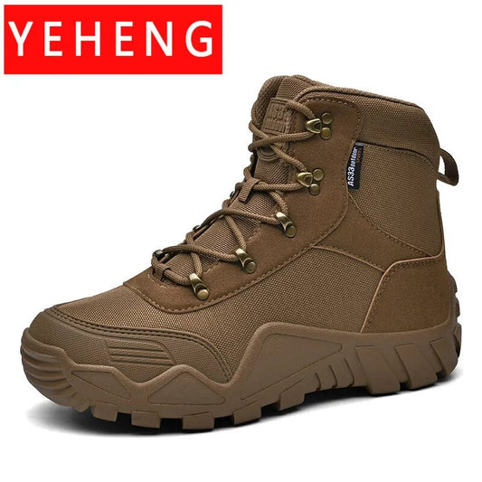 Brand Men Boots Tactical Military Boots Outdoor Hiking Boots Winter Shoes Special Force Tactical Desert Combat Boots Big Size
