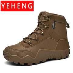 Brand Men Boots Tactical Military Boots Outdoor Hiking Boots Winter Shoes