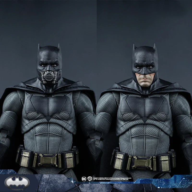 Fondjoy DC Heavy Armor Batman Movie Character Model Light Armor Big Batman 1/9  Action Figures 19cm Collect Ornaments Boy Gifts
