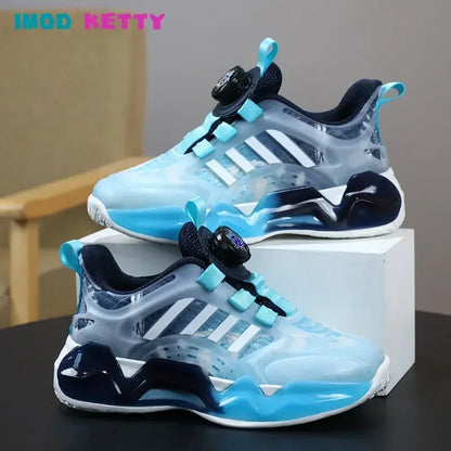 Swivel Buckle Baby Boys Girls Sneakers 2023 Spring New Light Children Kid Sport Shoes Toddler Casual Breathable Running Trainers