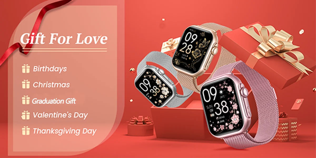 Viiray Smart Watch with 1000mAh Battery & 100-Day Long Battery Life, 110+ Sports Modes, Heart Rate & Sleep Monitor for Men Women