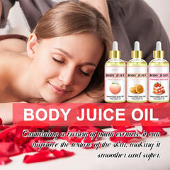 Body Juice Massage Oil Strawberry Serum Anti Dark Spots Smooth Moisturizing Relax Repair Aromatherapy Glow Relieve Dry Skin Care