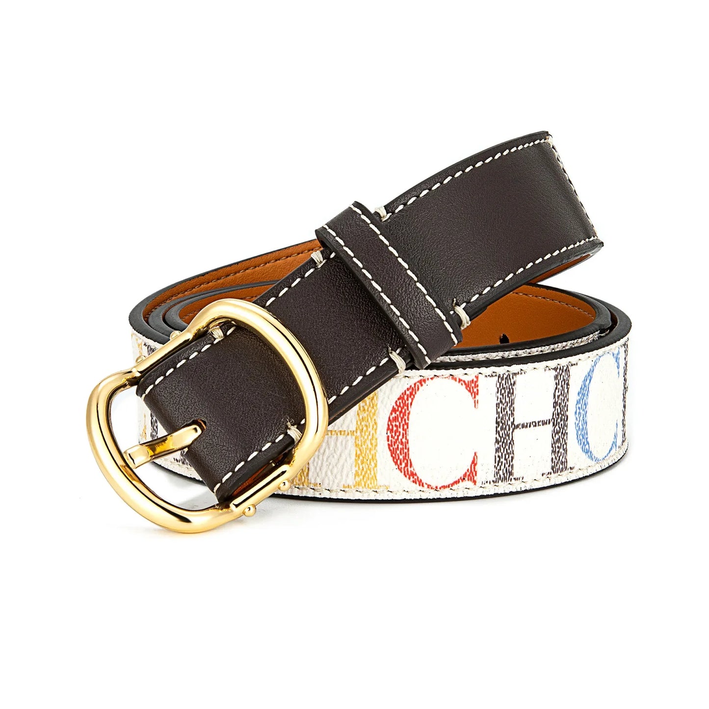 Women's Leather Belt High Quality Casual Trendy Color Letter Print Simple Elegant Waistband Fashion Versatile Strap Hot Sale