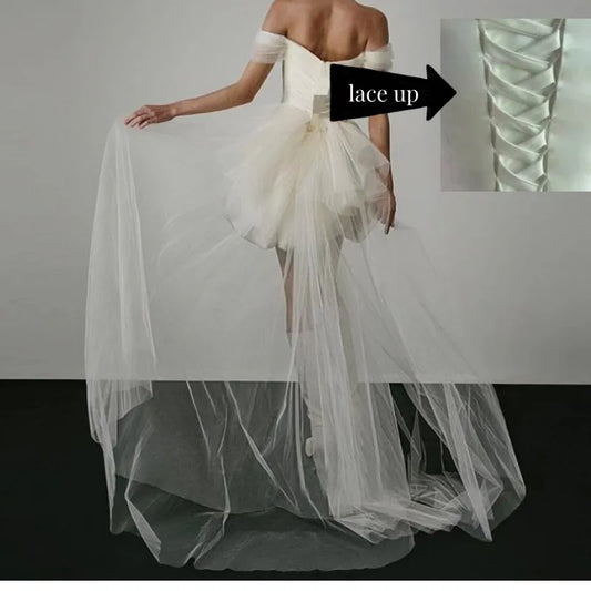 Short Wedding Dresses Classic Elegant Boat Neck Simple Bridal Dress