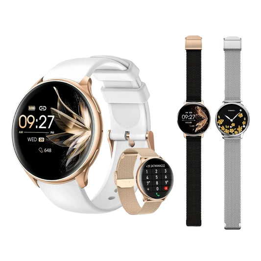 Smart Watch for Women, 1.20" Fitness Watch with HR/BP/SpO2 Monitor, Female Cycle Tracking, IP67 Waterproof, for Android & iPhone