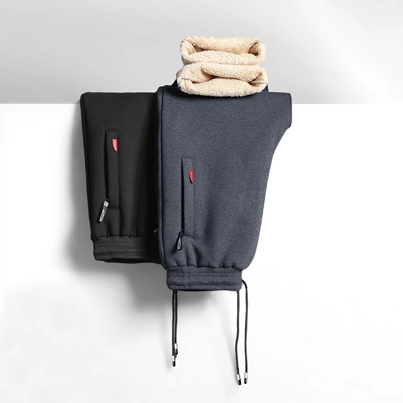 Men's Winter Lamb Wool Thickened Warm Sportswear Men's Casual