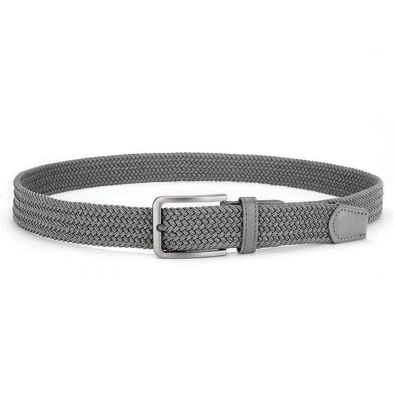 Fashionable Men's Elastic Belt Braided Belt Personality Trendy Men's Tactical Belt Outdoor Adventure Multifunctional Belt