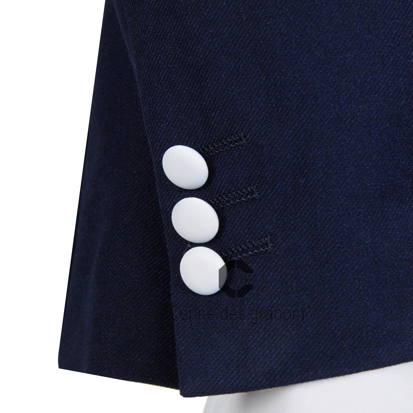 Mens Beach Wedding attire: Men Suits White Satin Peak Lapel Tailor-Made Prom Tuxedo