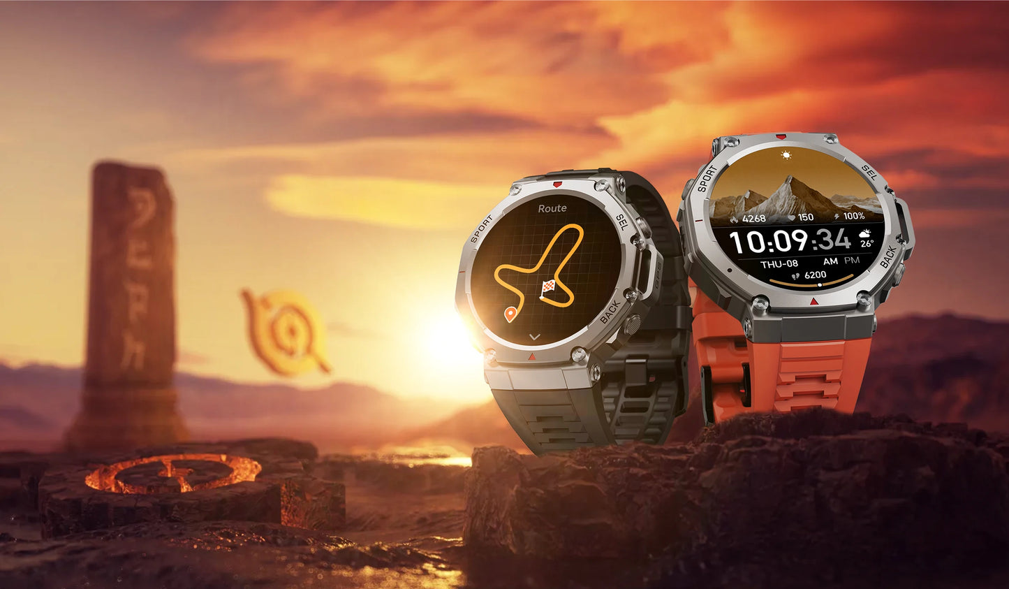 T-Rex 3 Ultra GPS Smart Watch 5 ATM Waterproof Built-in Dual-band GNSS Compass Military 170+ Sport Smartwatch Men 2025 New Watch