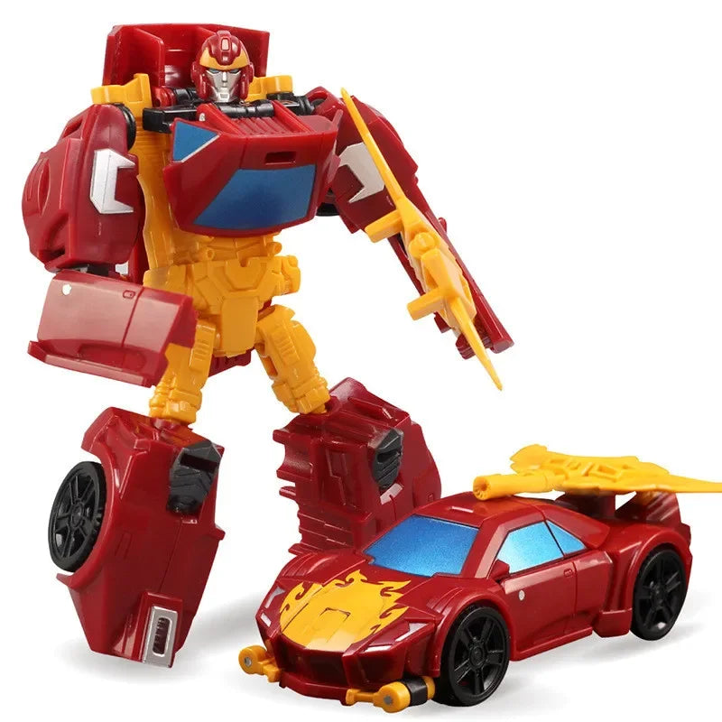 13CM Transformation Robot Cars Model Toys Kid Classic Robot Car Toys Action & Toy Figures Plastic Education Kids Toys