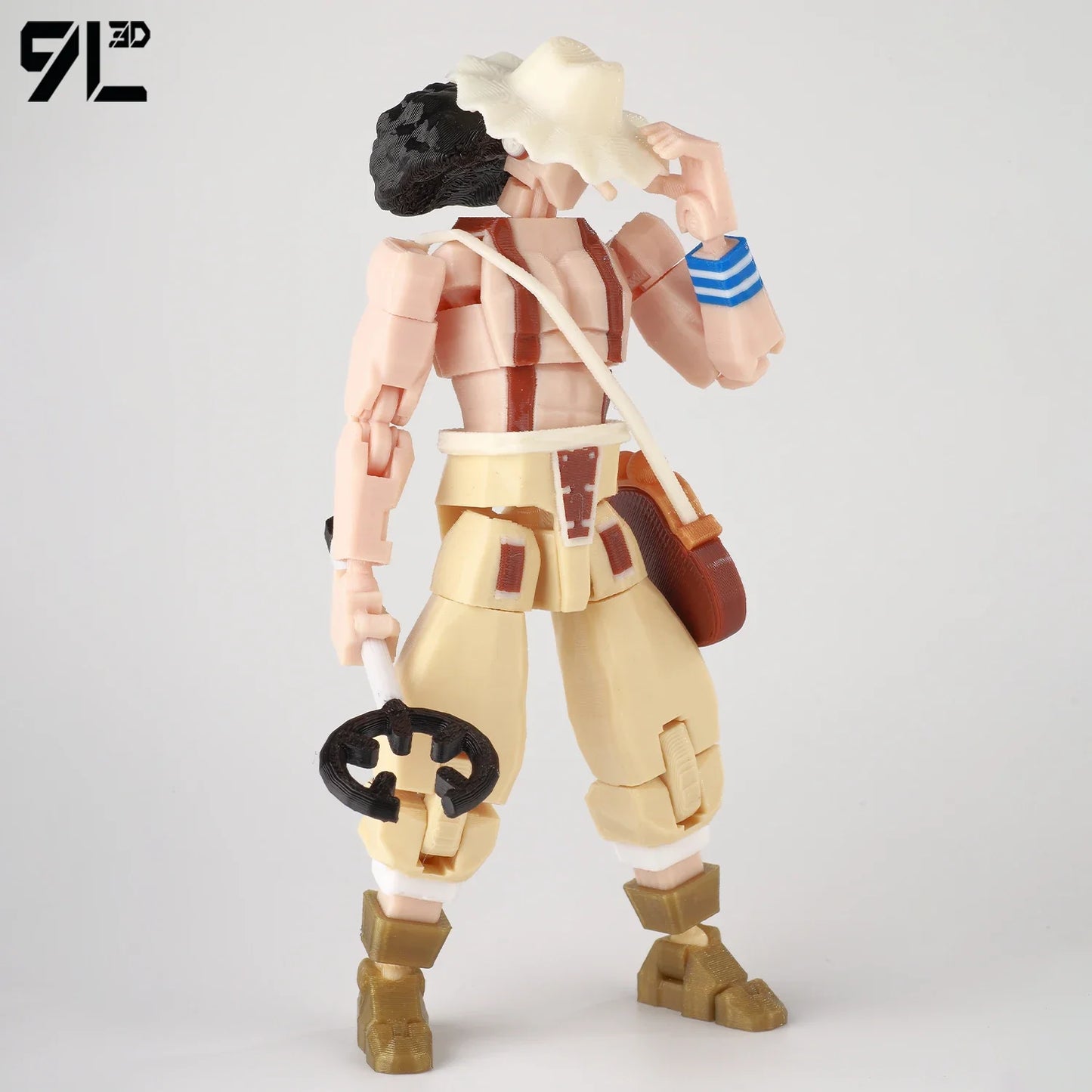 9L3D Printed Anime One Piece Naruto Demon Slayer Dummy13 Lucky T13 Movable Shapeshift Action Figures Mannequin Toys Collectors