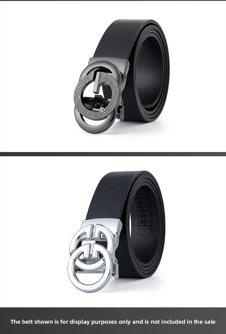 Automatic Buckle Alloy Pants Buckle Men's Letter Series Belt Buckle Belt Accessories Slot Automatic Buckle