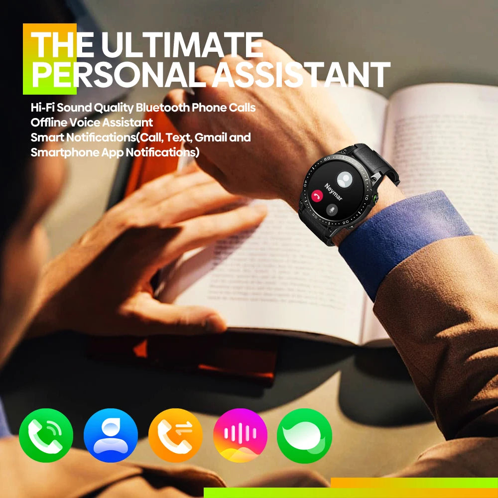Zeblaze Ares 3 Pro Smart Watch Ultra HD AMOLED Display Voice Calling 100+ Sports Modes 24H Health Monitor Smartwatch