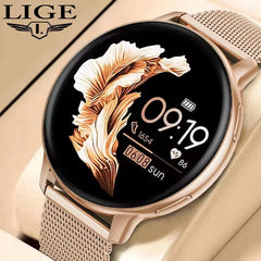 LIGE Bluetooth Call Smart Watch Women Custom Dial Watches Men Sport Fitness Tracker Heart Rate Smartwatch For Android IOS 2025