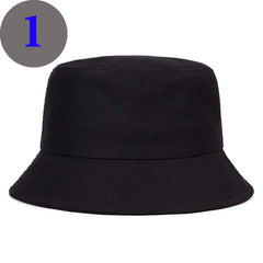 Unisexe Reversible Bucket Hats Man Women Cotton Fisherman Cap Girl Boy Daily