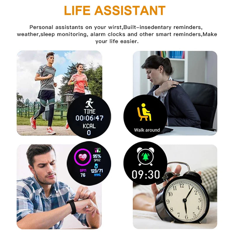 Smart Watch Women Waterproof Wristwatches Men Smartwatch Electronic Clock