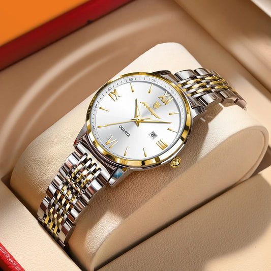 POEDAGAR New Luxury Woman Watch Waterproof Luminous Date Ladies Watch High Quality Stainless Steel Simple Women's Quartz Watches