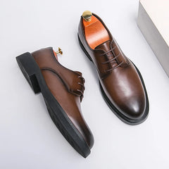 Classic Italy Pointed Toe Leather Shoes Men Luxury Oxfords Business Formal