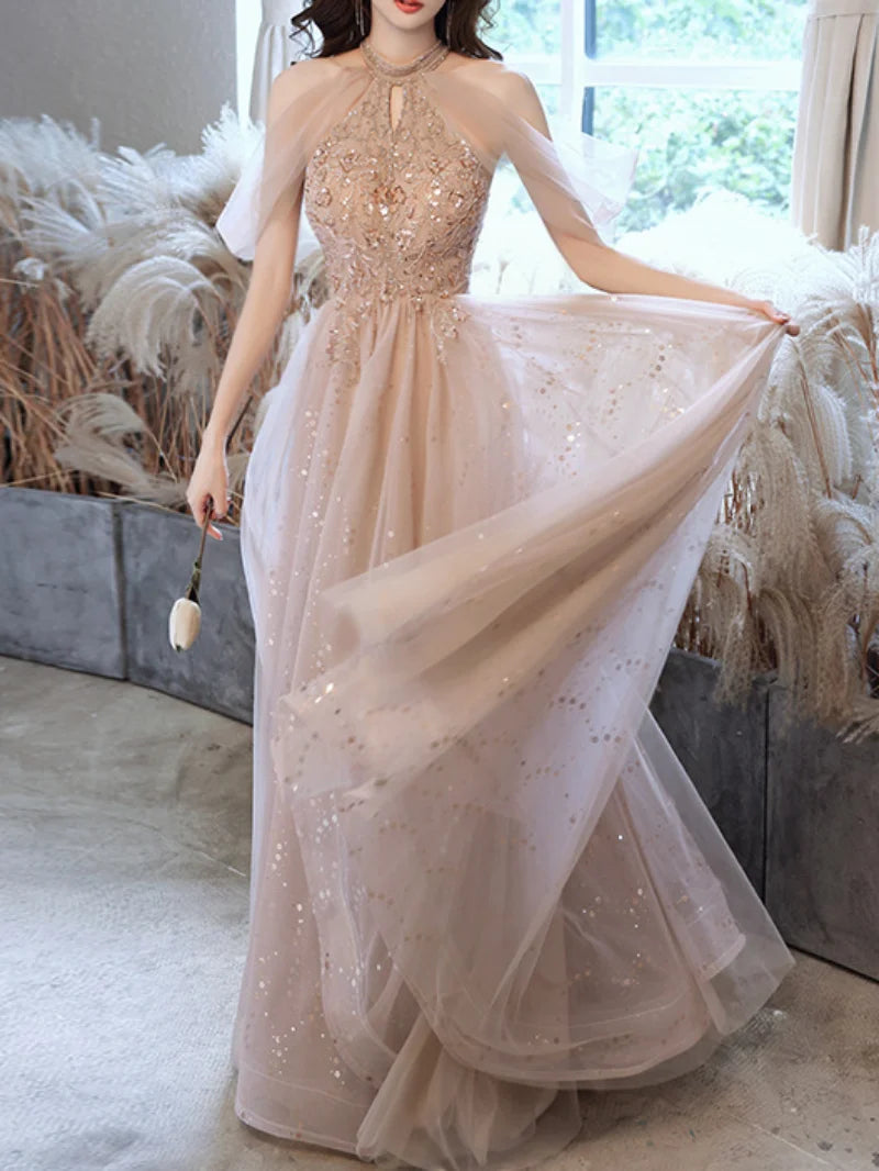 Homecoming Dresses: Fairy Evening Dress High-End Banquet Temperament