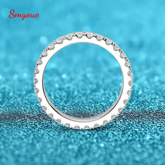 Ring for Women Men Full Eternity Match Wedding Diamond Band