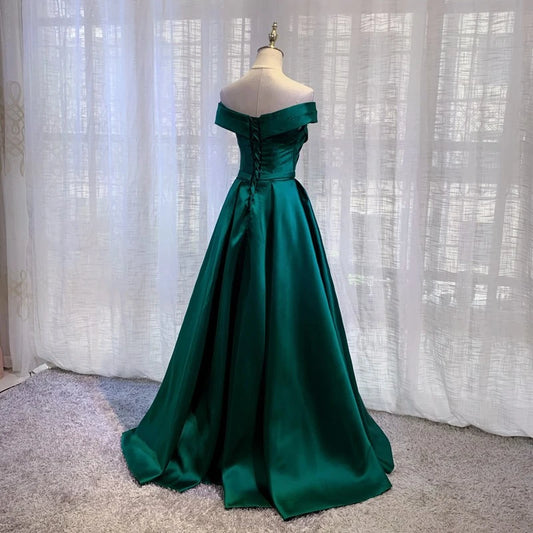 Homecoming Dresses: Vintage Off The Shoulder Evening Dresses