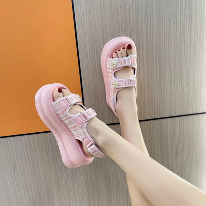 Ladies platform Women's Shoes Summer Sandal Women 2023 Designer Shoe Girl Thick Bottom Luxury Woman Platform Sandals