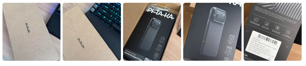 PITAKA Carbon Fibre Case for IPhone 17 Pro Max Kevlar Wireless Charging Back Cover Case for 17 PRO MAX/17 PRO Cool Case Gift