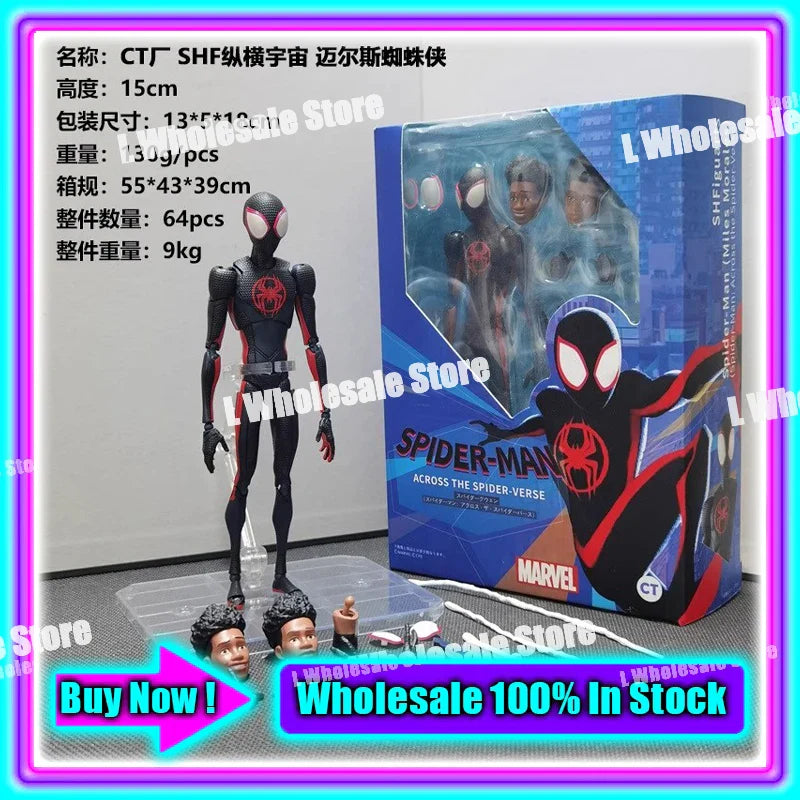 In Stock Ct Toys Blue Batman Spiderman Mess Toys Superior Symbiote Scarlet Spider Daredevil Wolverine Anime Action Figure Toys