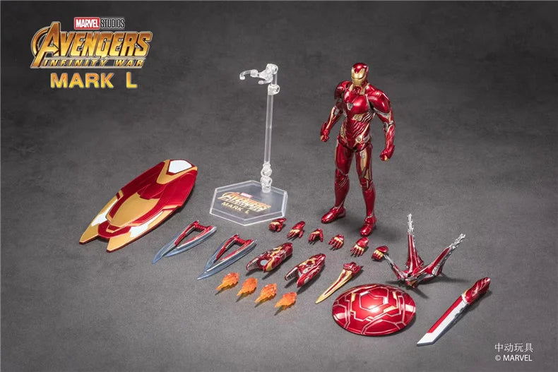 ZDTDS Original Iron Man MK37 Hammerhead MK12 MK38 Igor MK9 Iron Patriot War Machine legends Avengers Action Figure Collect Toy