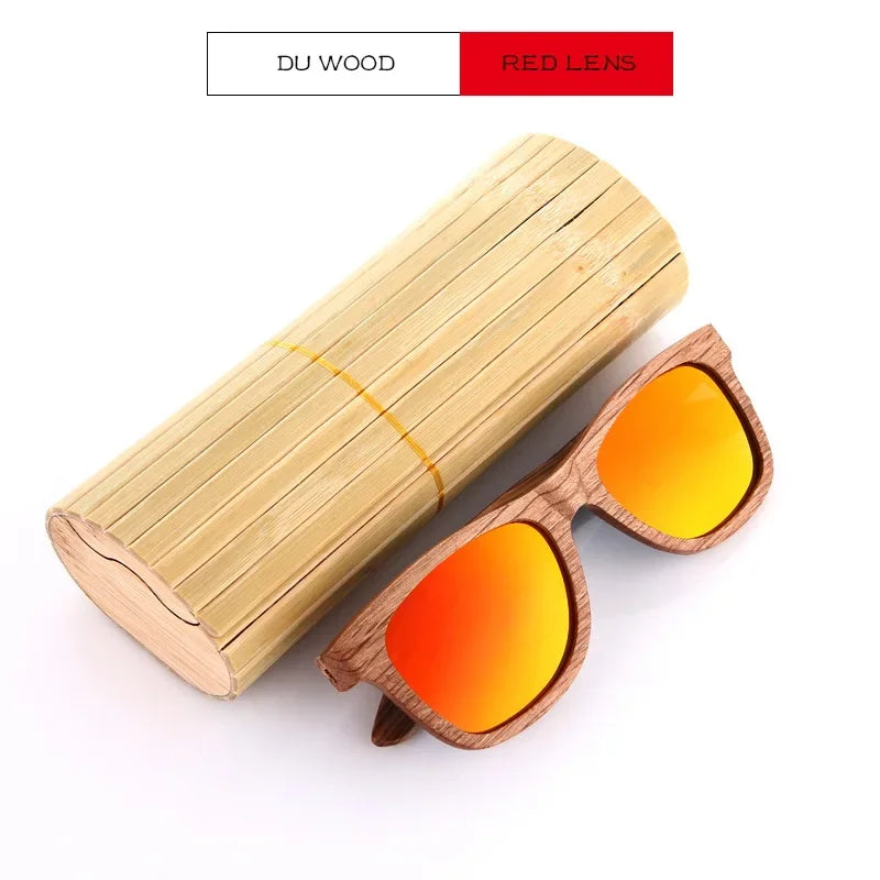 GM Men bamboo Wood Sunglasses Women Retro Vintage Polarized zebra Wooden Glasses Oculos De Sol Square Summer Goggle paper box