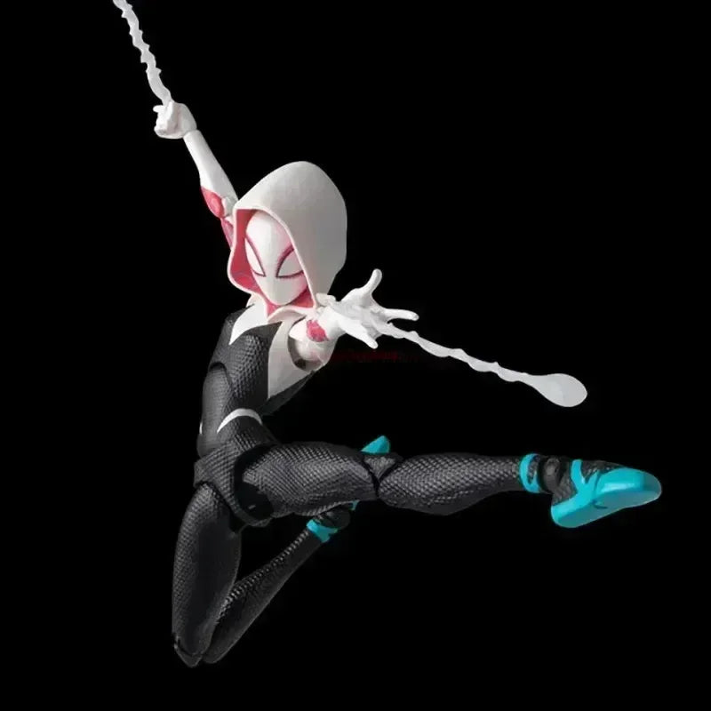 2024 Spiderman Gwen Peter Action Figure Anime Spider-verse Collection Sentinel Miles Morales Figures Christmas Toys Gifts