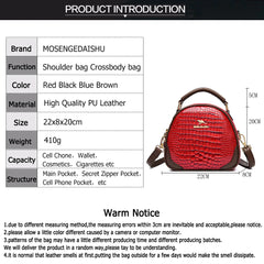 Ladies Handbag Multifunctional PU Leather Women's Shoulder Bag