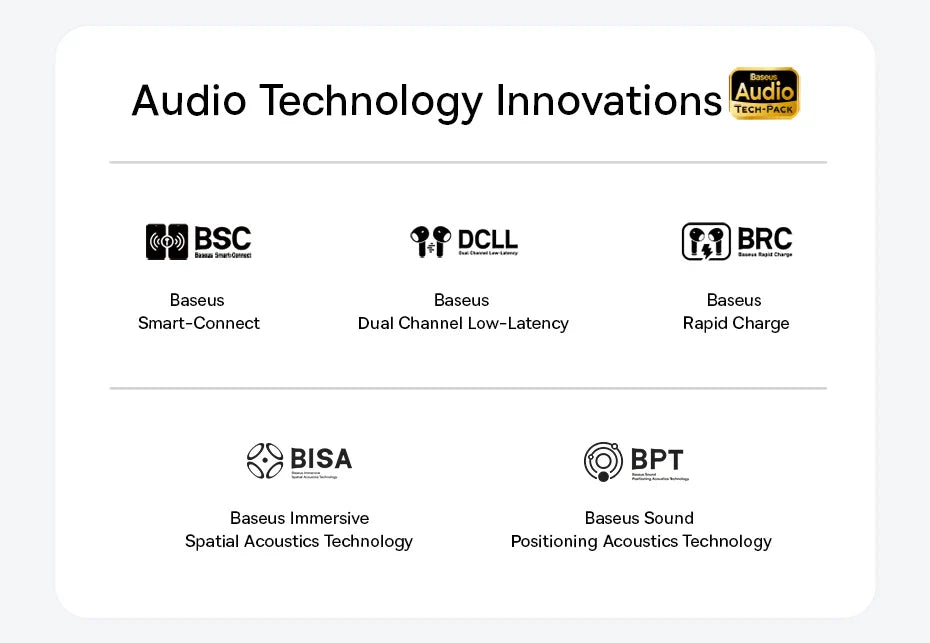 Baseus Bass EP10/BP1 NC -43dB Noise Cancelling ANC True Wireless Earbuds Bluetooth 6.0 In-Ear Wireless Earphones 4-Mics Ear buds
