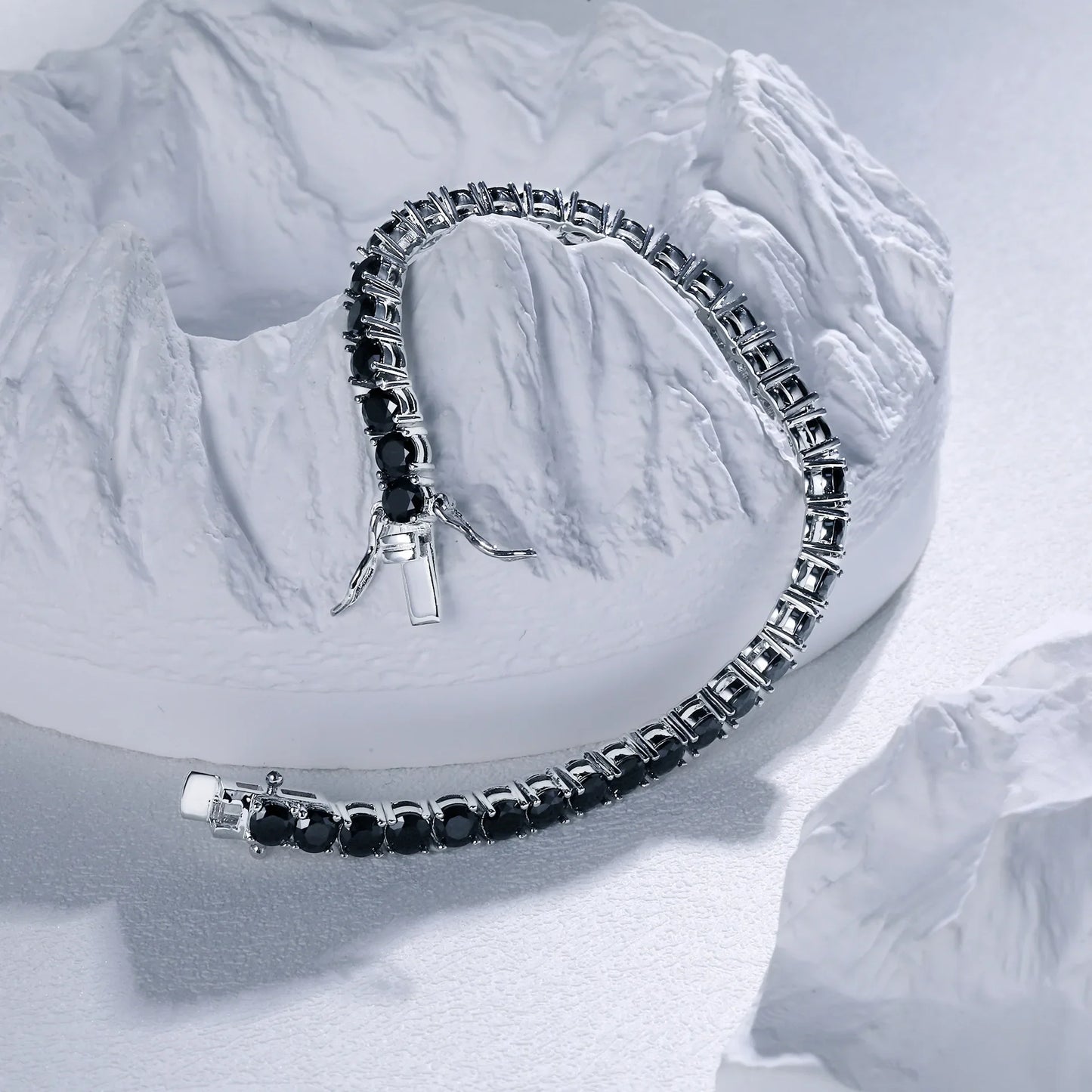 EUREKA  Hip Hop Tennis Bracelet Zirconia Copper Neutral Shiny Fashion Jewellery Party Gift Fine Jewellery