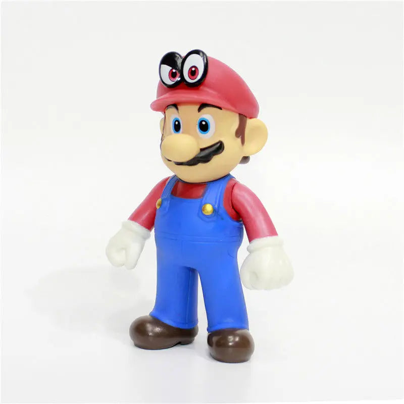 New Anime  Large Size  Bowser Figures PVC  Bros Hat Can Take Off Toy model For kids