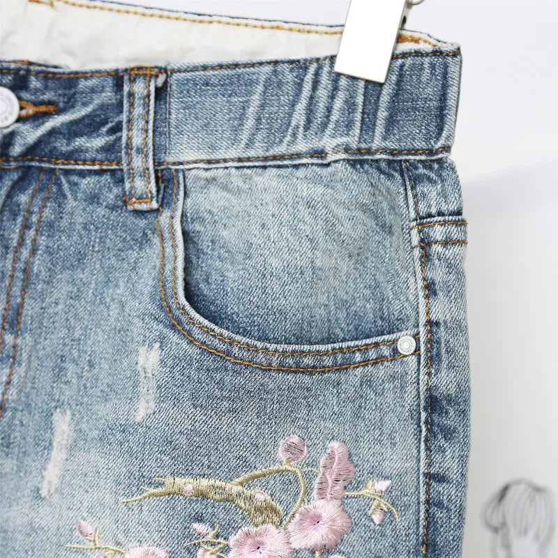 Womens Jeans Denim Loose Slim Fitted Vintage Harem Pants Plus Size Jeans