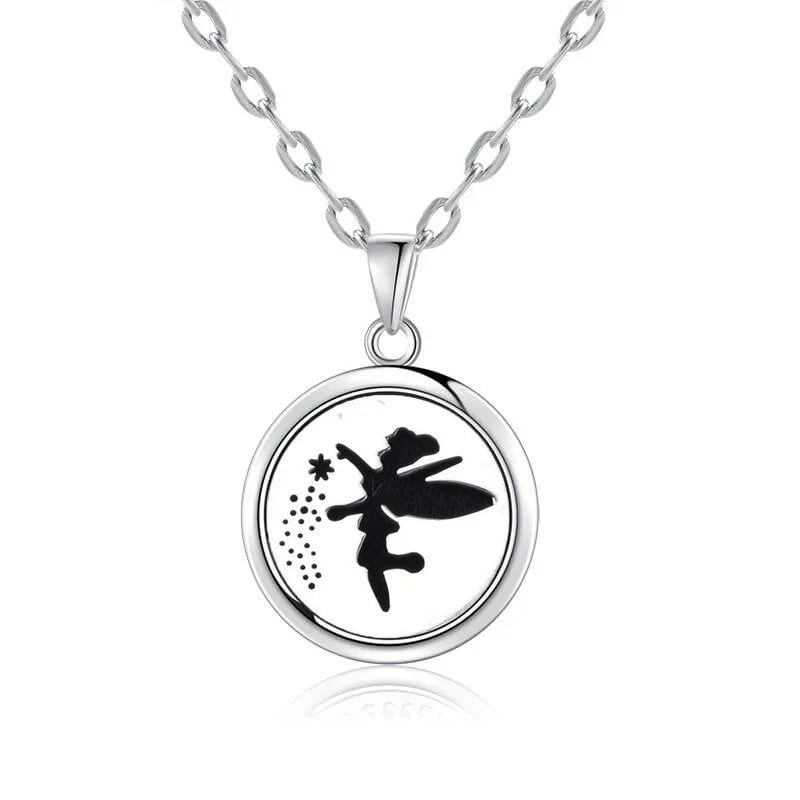 New Tree Of Life Aromatherapy Necklace Stainless Steel Essential Oil Diffuser Amulet Perfume Locket Pendant Women Jewelry Gift