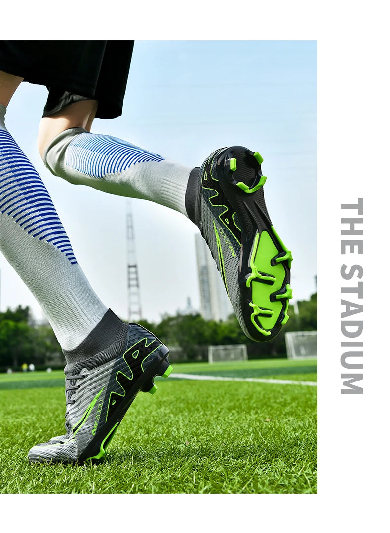 Men Soccer Shoes Grass Society Training Football Boots Cleats