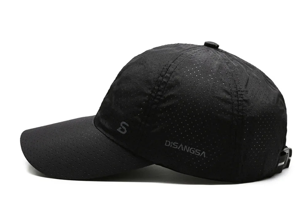 Men Women Mesh Moisture-Waging Quick Dry Baseball Cap Male Summer Female Originality Adjustable Breathable Sun Visor Fishing Hat