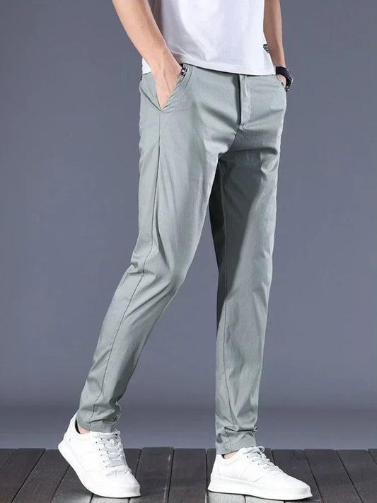 Business Work Plus Big Size Trousers for Men Social Tailoring Office Man Suits Pants