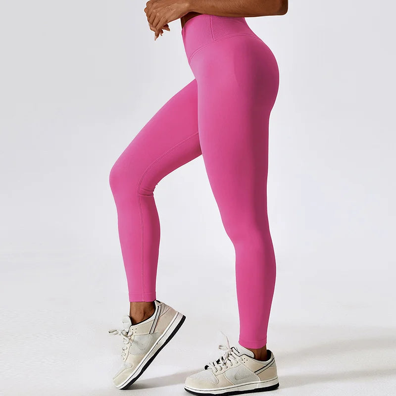 Sport Pants Tights Seamless Fitness Leggings Women Clothing High Waist Scrunch