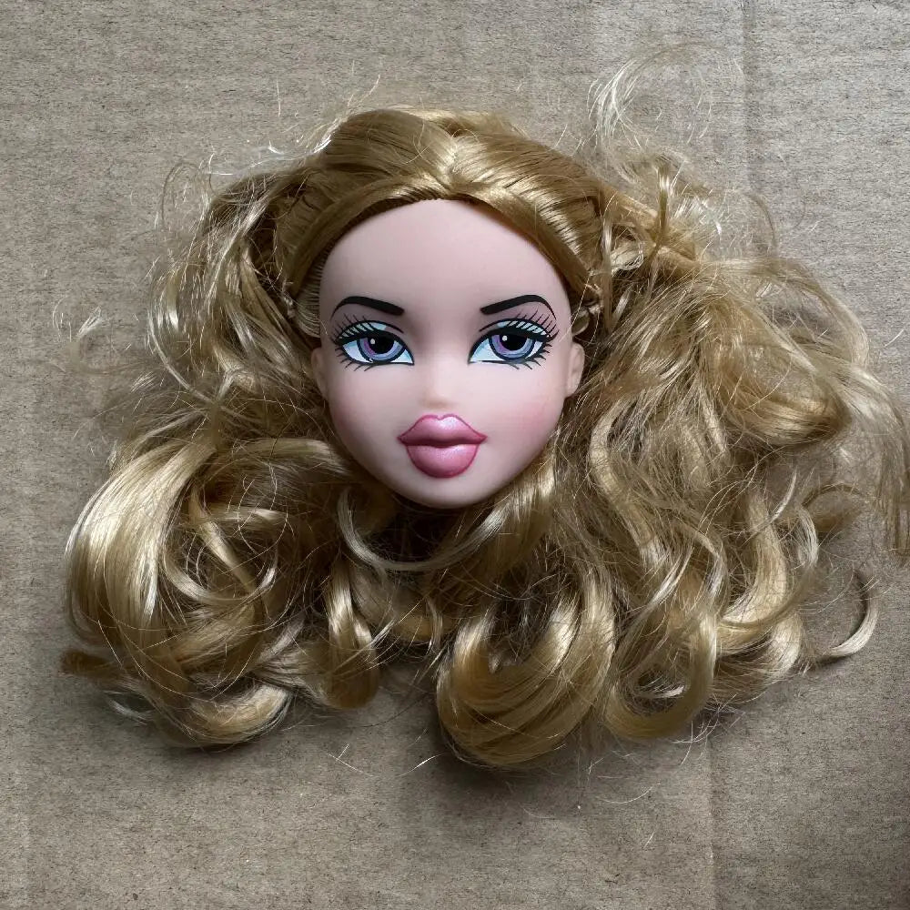 2001 Version Original Brazz Doll Multi-Joints Movable Vintage Rare Face Doll Heads Doll Shoes DIY Toys Accessories