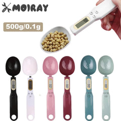 Weight Measuring Spoon LCD Digital Kitchen Scale 500g 0.1g Measuring Food Spoon